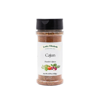 Lesley Elizabeth Cajun Traveler's Spices, PET (250mL)