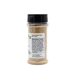 Lesley Elizabeth Jalapeno Seasoned Sea Salt, PET (250mL)