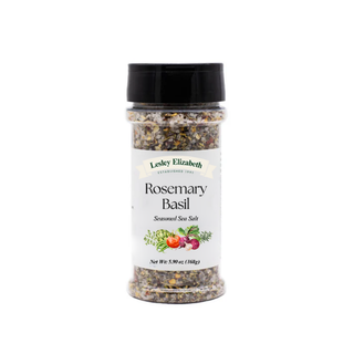 Lesley Elizabeth Rosemary & Basil Seasoned Sea Salt, PET (252mL)